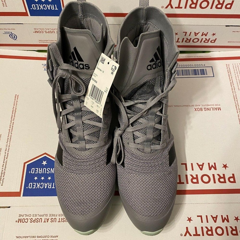 Adidas Speedex 18 Grey High Top Boxing Shoes